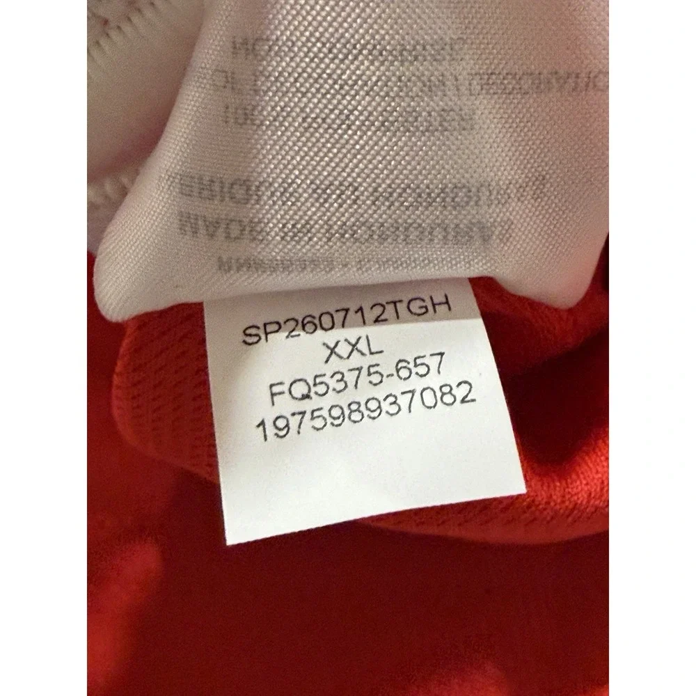 Jordan Stock Overtime Basketball Game Shorts Red White FQ5375-657 Mens XXL